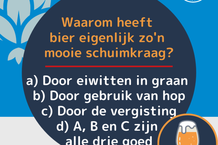 Waarom heeft bier eigenlijk zo’n mooie schuimkraag?