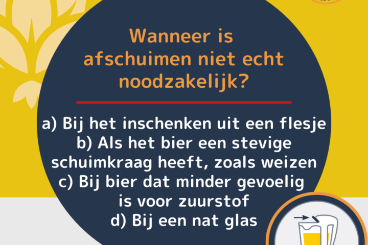 Wanneer is afschuimen niet echt noodzakelijk?