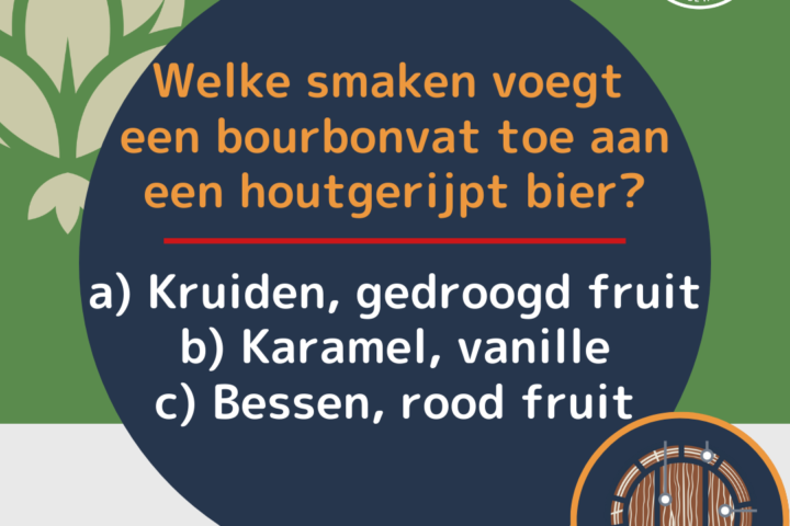 Welke smaken voegt een bourbonvat toe aan een houtgerijpt bier?